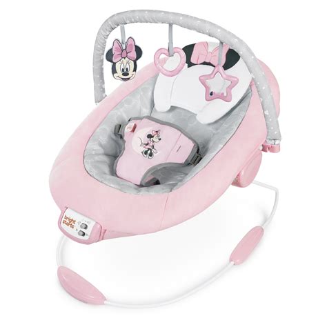 Bright Starts Disney Baby Minnie Mouse Rosy Skies Cradling Bouncer With