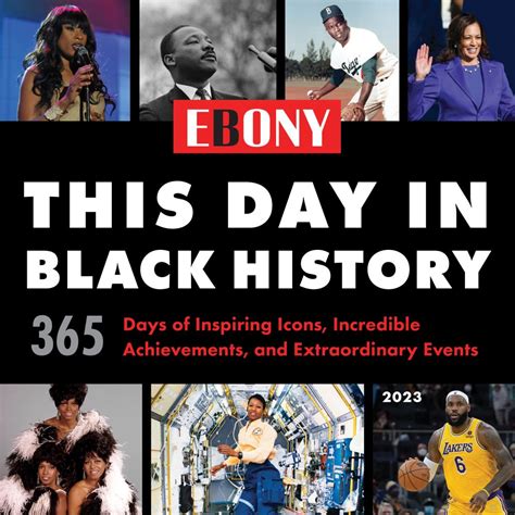 This Day In Black History 2023 Wall Calendar
