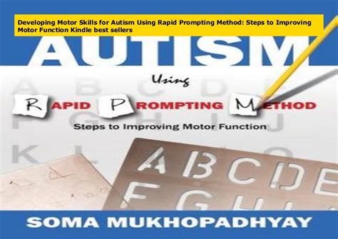 Developing Motor Skills For Autism Using Rapid Prompting Method Step