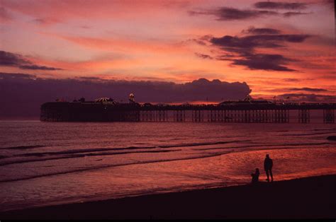 Brighton Pier At Sunset © Christine Matthews Cc By Sa20 Geograph
