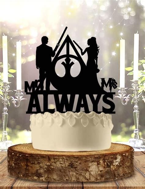 Jedi And Mage Always Wedding Cake Topper In 2020 Star Wars