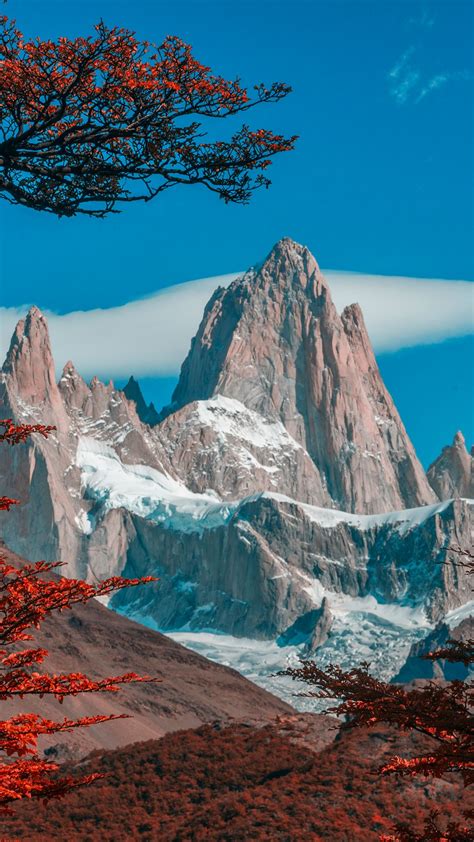 Mount Fitz Roy In Los Glaciares National Park El Chalten Argentina