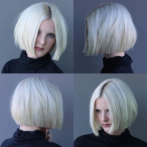 We did not find results for: Platinum Textured Bob with Straight Lined Edges - The ...