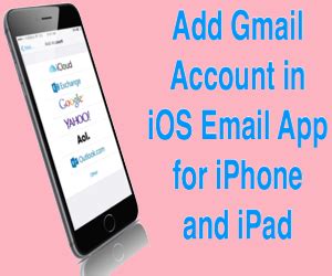 Store availability and features might vary by country or region. Add Gmail Account to iOS Mail App in iPhone and iPad » WebNots