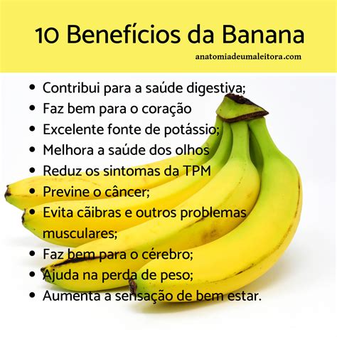 10 Benefícios da Banana Benefícios da banana Banana Dicas de saúde