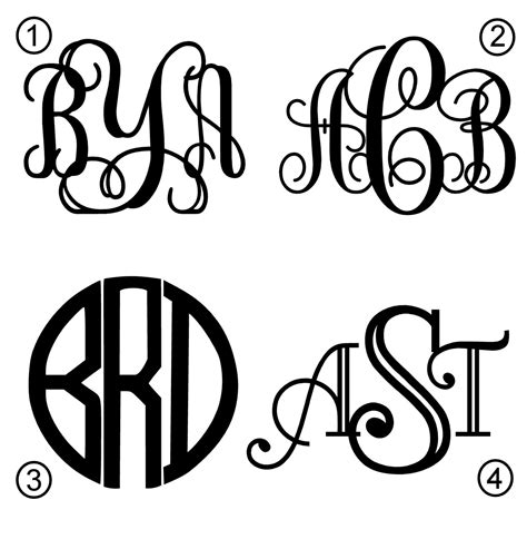 Vinyl Monogram Fonts For Download Free Monogram Fonts My Graphic