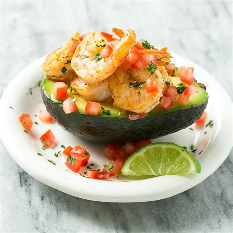 Stuffed Avocado Recipe With Shrimp Low Carb Healthy Fitness Meals