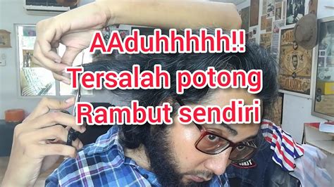 4 attachment combs,clipper oil,barber comb,scissor, cleaning brush. Mudah rupanya gunting rambut sendiri / untuk lelaki ...