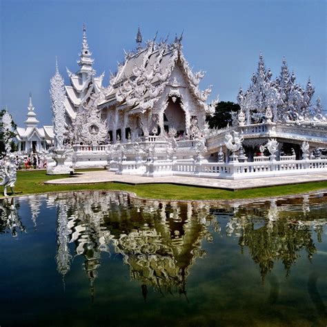 You can get there cheaply by local bus services departing from chiang rai bus terminal 1, which is near to the main night market. Wat Rong Khun, Chiang Rai's White Temple