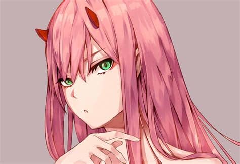 Pink hair anime girls often have stunning green eyes. Resultado de imagen para anime girl pink hair horns ...