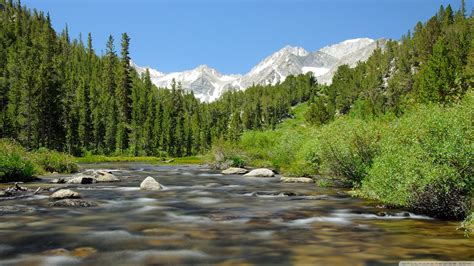 Beautiful Mountain River Ultra Hd Desktop Background