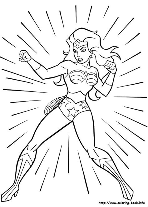 Wonder Woman Coloring Picture