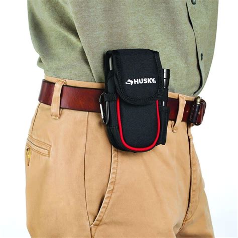 Husky Holdalls Cell Phone Holder Holster With Carabineer Gp 45812n13