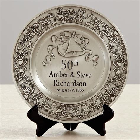 Anniversary Pewter Plate Th Anniversary Gifts Anniversary Gifts