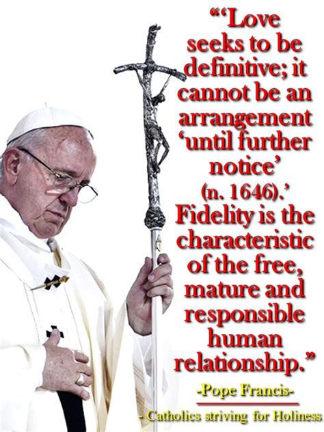 Pope Francis On The 6th Commandment Thou Shall Not Commit Adultery