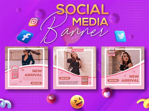 Social Media Banner Templates 2021 Instagram Post On Behance