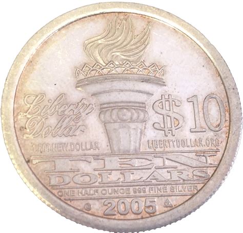 10 Dollars Norfed ½ Oz Silver United States Numista