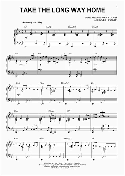 It is being able to read it fluently and quick enough to play the piece at the right tempo. The Logical Song Piano Sheet Music | OnlinePianist