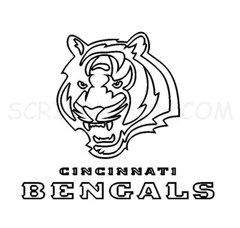 Bengals Helmet Coloring Page Coloring Pages