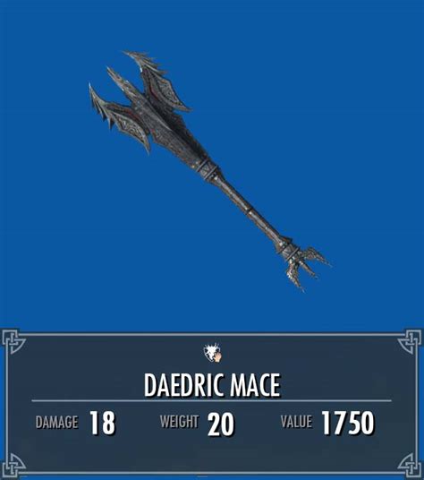 Daedric Mace Legacy Of The Dragonborn Fandom