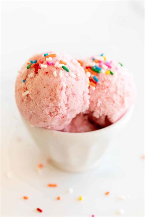 3 Ingredient Strawberry Snow Ice Cream Recipe Julie Blanner