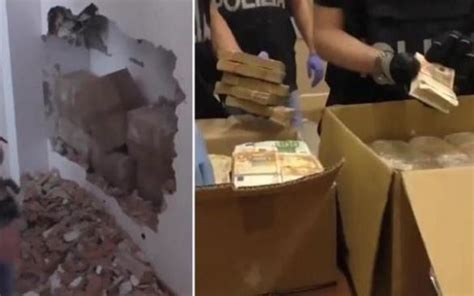 Italian Police Find €15 Million In Drug Proceeds Stashed Inside A Wall