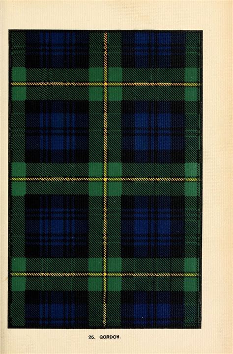 014 Detalle Tartan Gordon Tartan Scottish Clans Scottish Kilts