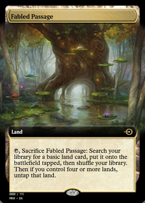 Fabled Passage · Magic Online Promos Prm 81996 · Scryfall Magic The Gathering Search