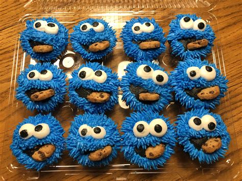 Cookie Monster Cupcakes Cookie Monster Cakes Cookie Monster Cupcakes