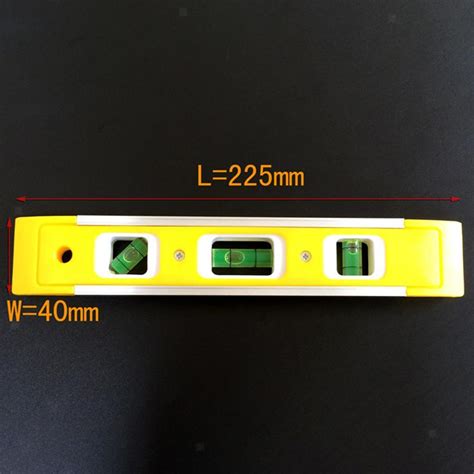 Magnetic Torpedo Level With Ruler Unbranded New Measuring Tool 225mm Ebay