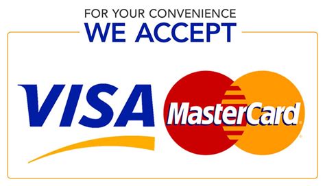 We Accept Visa Mastercard We Accept Discover Visa American Express