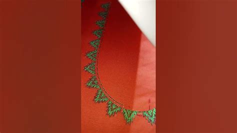 Amazing Neck Embroidery Designs Youtube