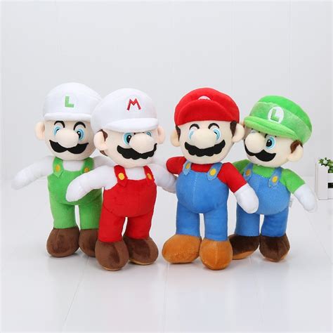 10 Super Mario Luigi Plush Toys Super Mario Bros Stand Mario Brother