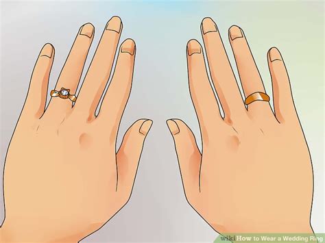 On their wedding day, brides traditionally move their engagement ring to their right hand and leave their left hand open for their new wedding bands. which finger does the wedding ring go on - Wedding Decor Ideas
