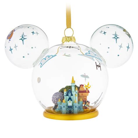 Mickey Mouse Icon Walt Disney World Glass Ornament Shopdisney