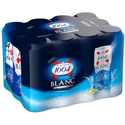 Kronenbourg 1664 Blanc 12 Pack Cans Colonial Spirits