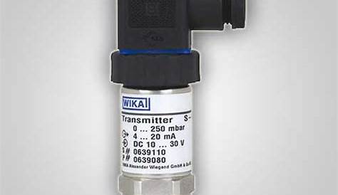 Buy-Wika Pressure Transmitter 0-0.1 Bar 4-20 mA-2 Wire-S-11