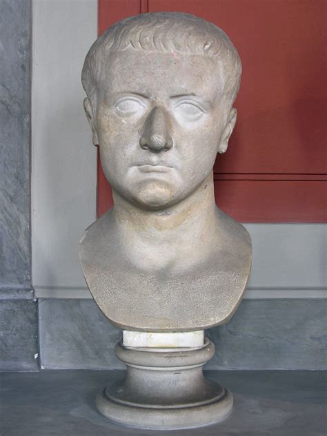 Bust With The Head Of Tiberius Rome Vatican Museums Pius Clementine