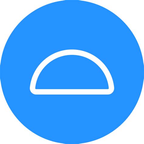 Half Circle Free Shapes And Symbols Icons