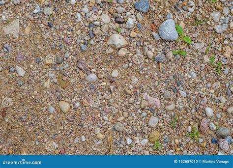 Gravel Dirt Road Texture With Sand And Pebbles Stock Photo Image Of