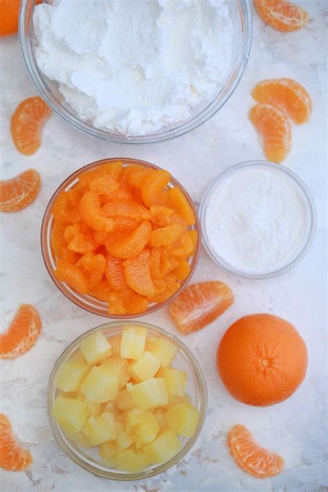 Creamsicle Mandarin Orange Salad With Vanilla Pudding