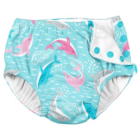 I Play Unisex Reusable Absorbent Baby Swim Diapers Swimming Suit