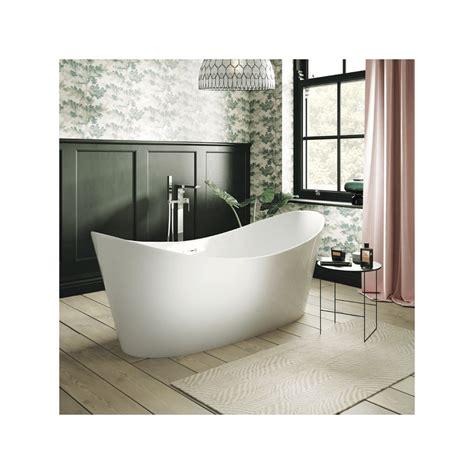 The White Space Sulis Double Ended Freestanding Bath 1700mm X 780mm
