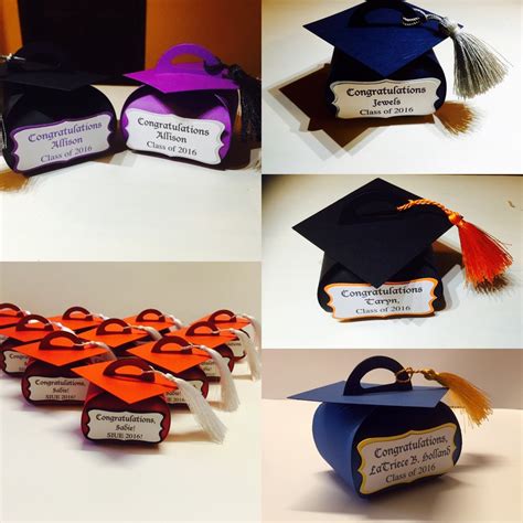 Personalized Graduation Favor Boxes Graduation T Boxes