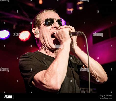 Vocalist Graham Bonnet Performing Live On Stage Stock Photo Alamy