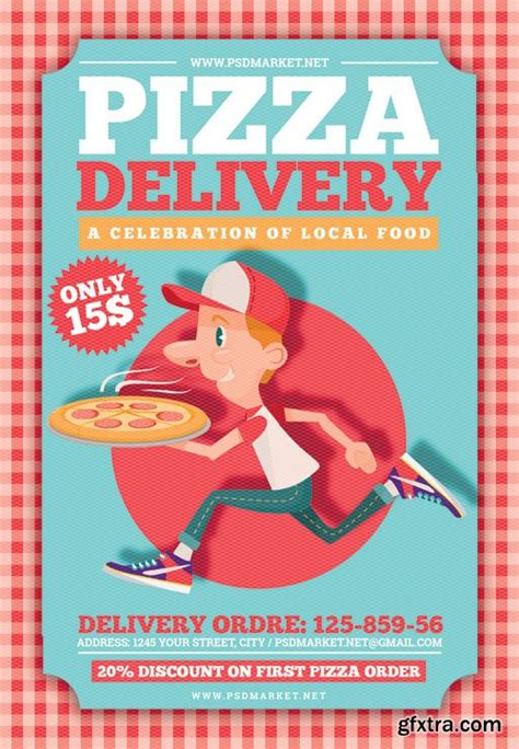 Pizza Delivery Premium Flyer Psd Template Gfxtra