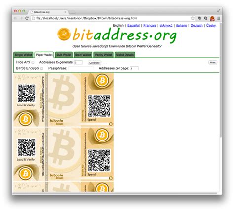 Crypto wallet generator for crypto currencies. Creating a bitcoin paper wallet for cold storage | The ...