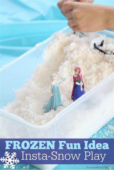 Disney Frozen Fun Activity Pretend Snow Play Mom Endeavors