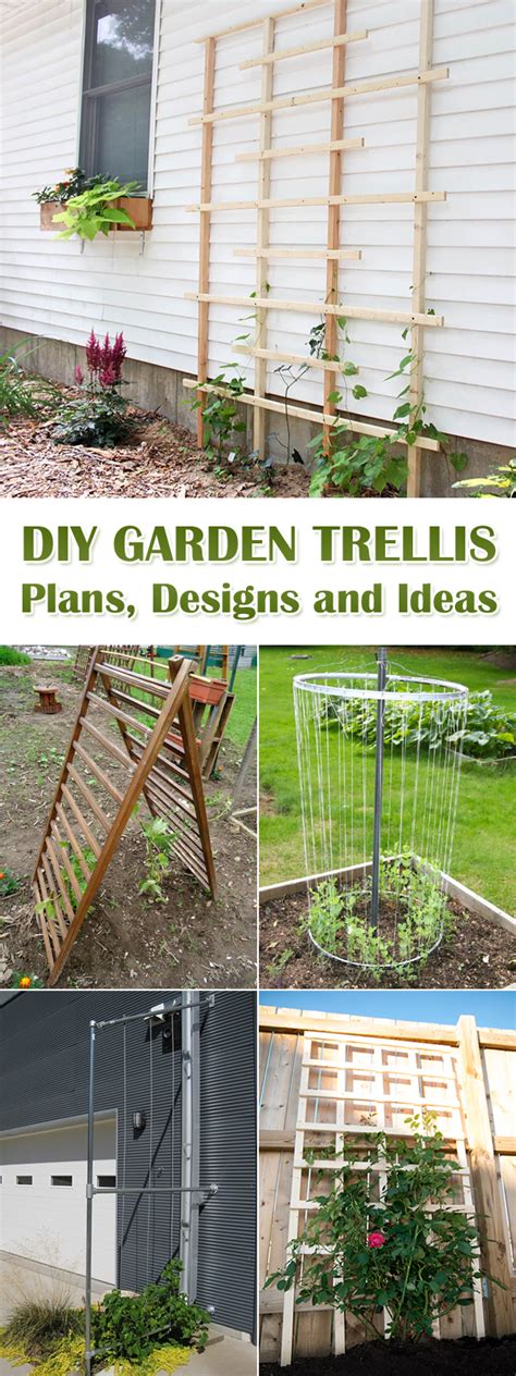 12 Diy Garden Trellis Plans Designs And Ideas