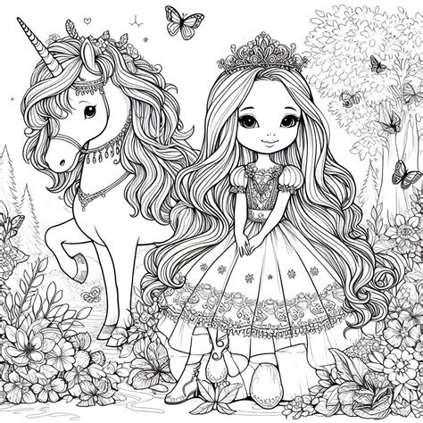 Dibujos De Princesas Para Colorear Cuentos Y Mitología